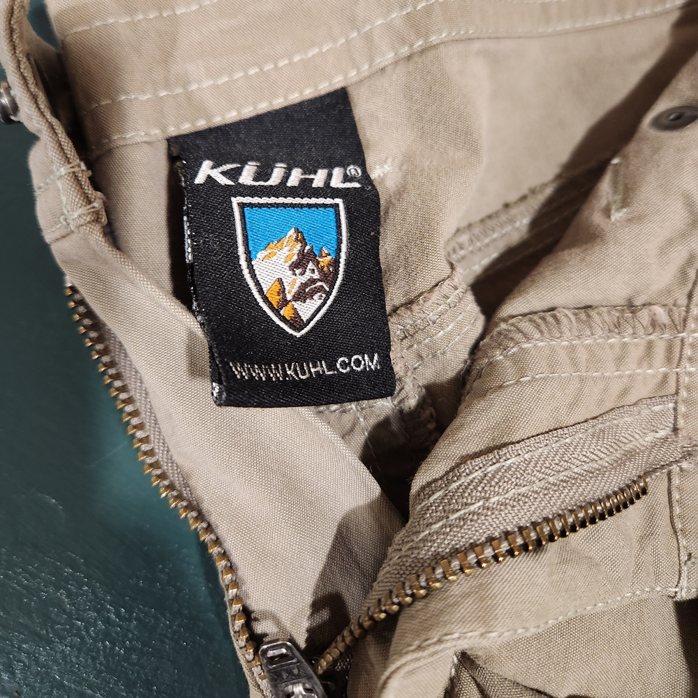 Kuhl Tan Khaki Hiking Shorts